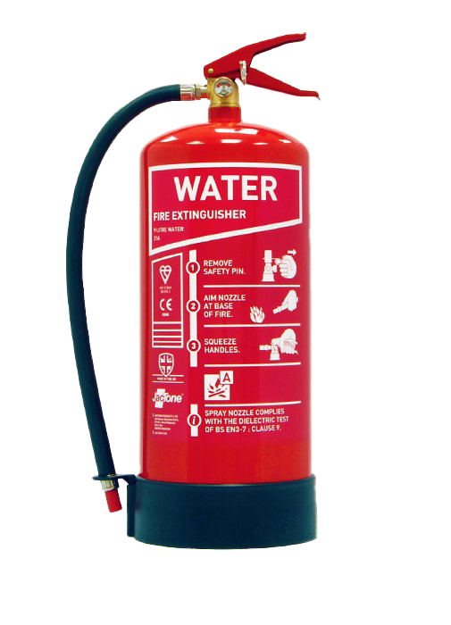 Water Type Fire-Extinguisher-PNG-Free-Image